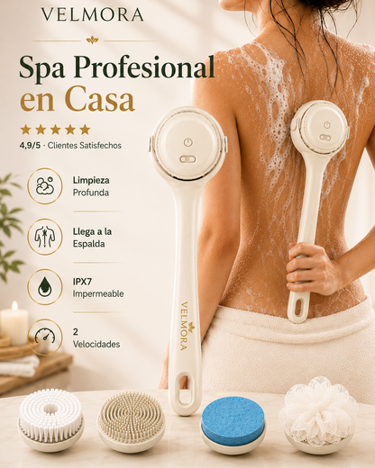 Velmora Cepillo de Ducha Spa Recargable